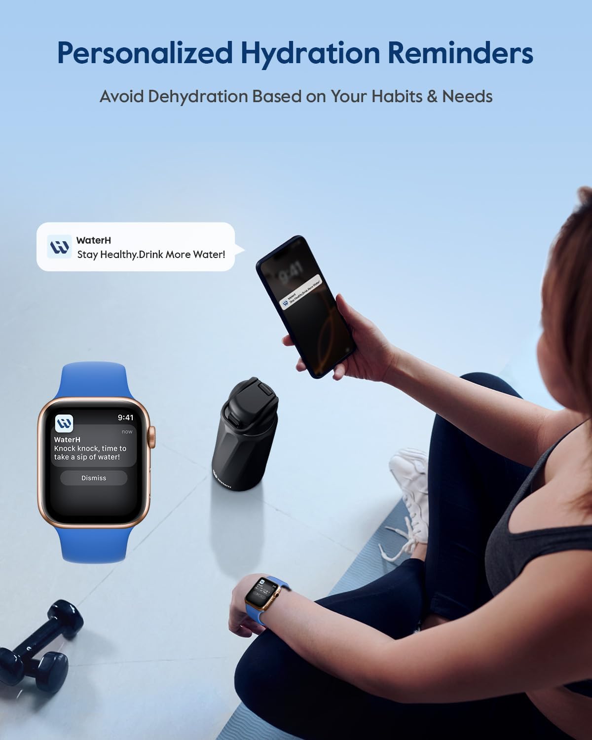 Smart Water Bottle with Hydration Tracker