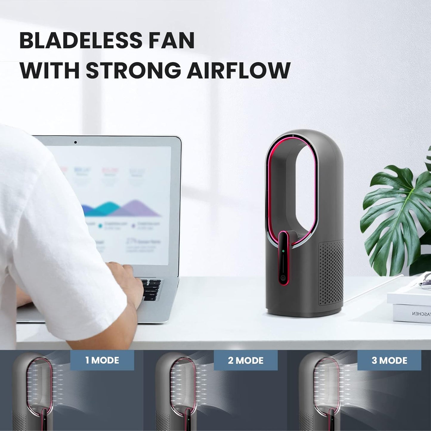 Retractable Silent Desk Fan