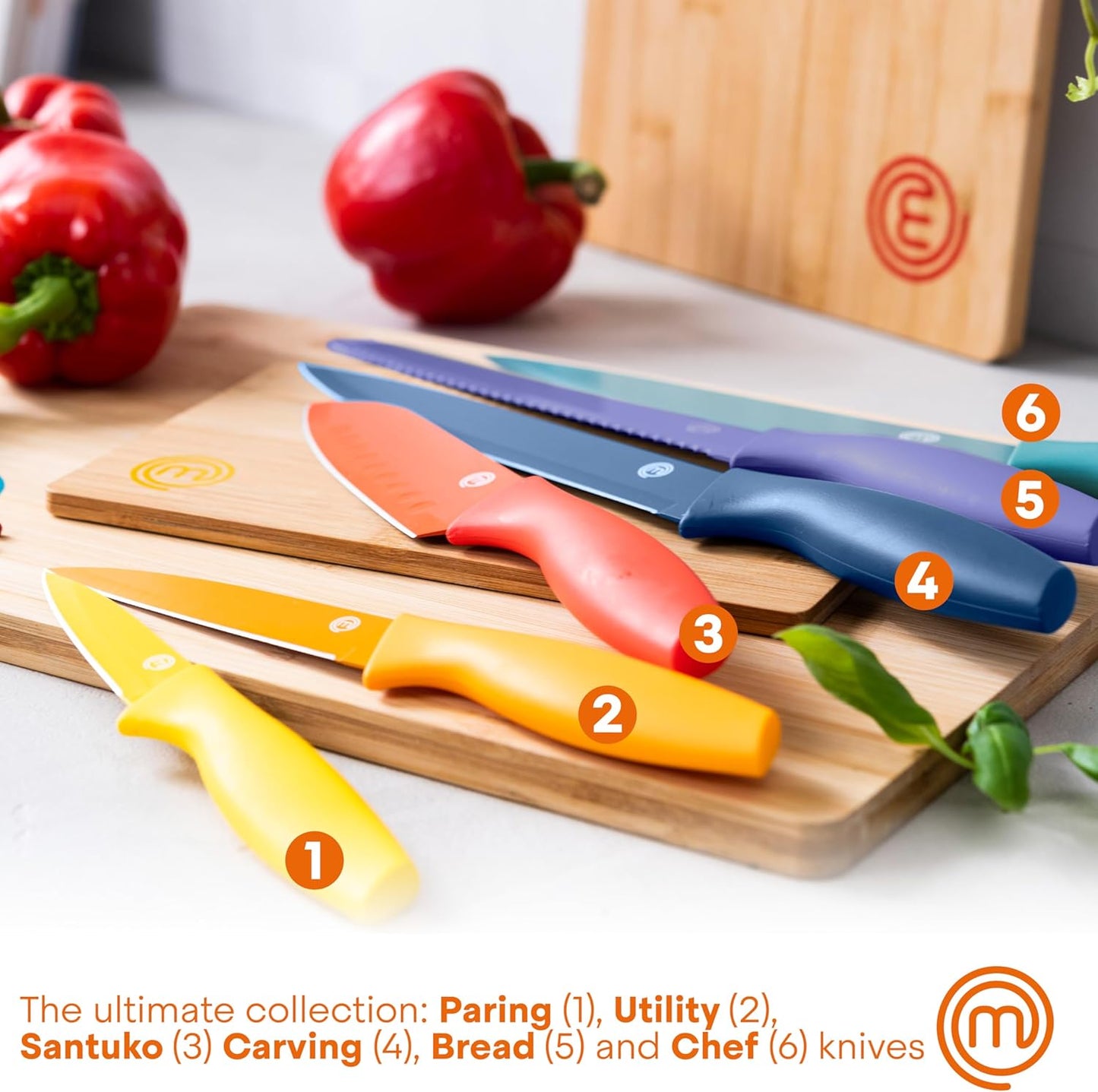 Colorful Kitchen Knife Set