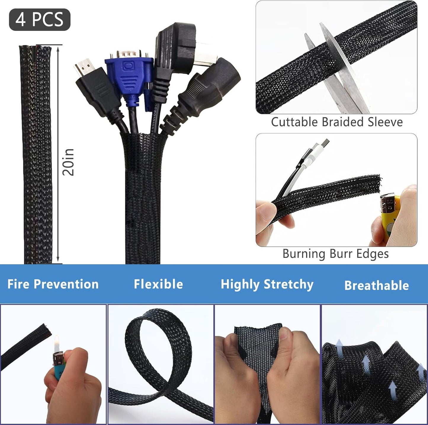 Cable and Wire Organizer Set